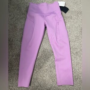 NWT! Nike women’s cropped dri-fit legging high rise. Lavender